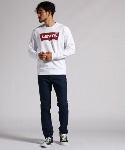 Levi's(リーバイス)の「【Levi's】バットウィングクルーネックスウェットプルオーバー(スウェット・メンズ・ホワイト・S/M/L)」の7枚目の写真