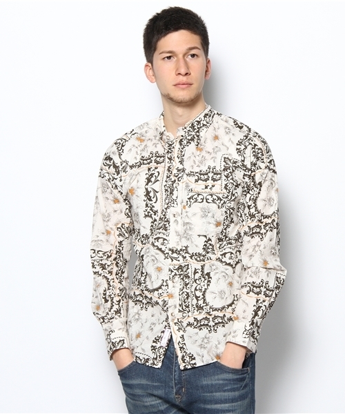 BEAMS LIGHTS Men's（ビームスライツ メンズ）の「BEAMS LIGHTS / 柄ボタンダウンシャツ（シャツ/ブラウス・メンズ・ブラウン/イエロー・SMALL/MEDIUM/LARGE/X-LARGE）」の2枚目の写真