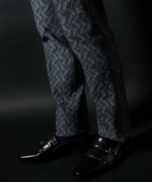 MICHEL KLEIN HOMME   （ミッシェルクランオム）の「ジオコードストレッチパンツ（その他パンツ・メンズ・ホワイト/ネイビー・46/48/51）」の8枚目の写真