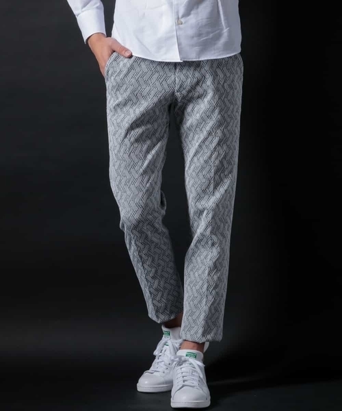 MICHEL KLEIN HOMME   （ミッシェルクランオム）の「ジオコードストレッチパンツ（その他パンツ・メンズ・ホワイト/ネイビー・46/48/51）」の14枚目の写真
