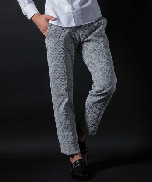 MICHEL KLEIN HOMME   （ミッシェルクランオム）の「ジオコードストレッチパンツ（その他パンツ・メンズ・ホワイト/ネイビー・46/48/51）」の16枚目の写真