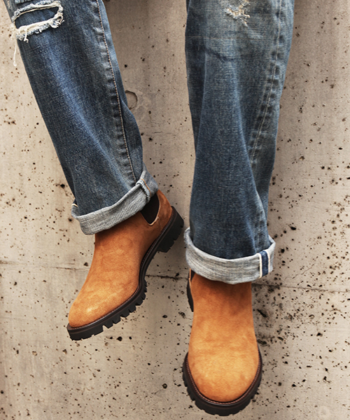 MR.OLIVE（ミスターオリーブ）の「WATER PROOF GOAT SUEDE LEATHER / VIBRAM TANK SOLE