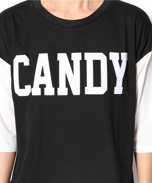 WEGO(ウィゴー)の「WEGO/ドロップショルダー切替BIG7分袖Tシャツ(Tシャツ/カットソー・レディース・その他1/その他2/その他3/その他4・FREE)」の10枚目の写真