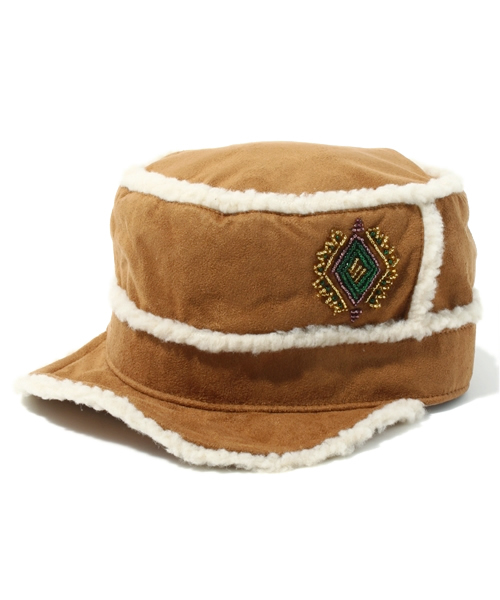 チチカカ（チチカカ）の「【オンライン限定価格】ビーズムートンワークキャップ（キャップ・レディース・ブラウン/キャメル・FREE）」の9枚目の写真