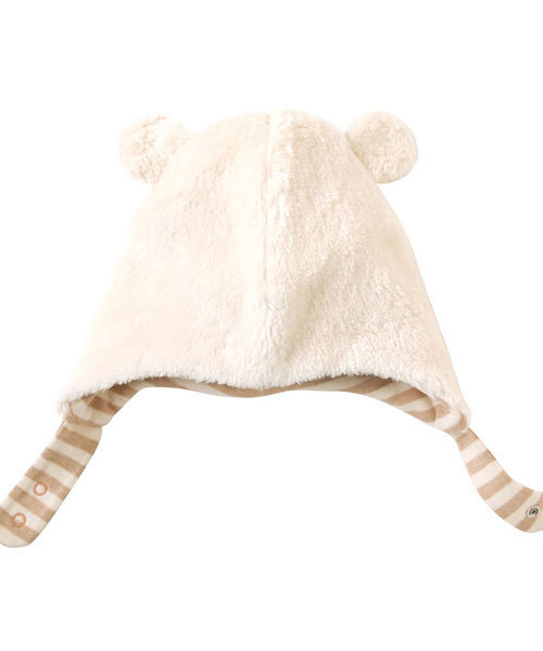 Hoppetta（ホッペッタ）の「Hoppetta フワモコボウシ２（その他ベビー用品・キッズ・キナリ/ブラウン・46cm/48cm/48㎝）」の7枚目の写真
