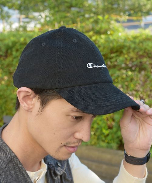 Champion（チャンピオン）の「Champion×SHIPS: 別注 6パネル コーデュロイ キャップ□（キャップ・メンズ・ブラック/ダークオレンジ/オフホワイト・ONE SIZE）」の2枚目の写真