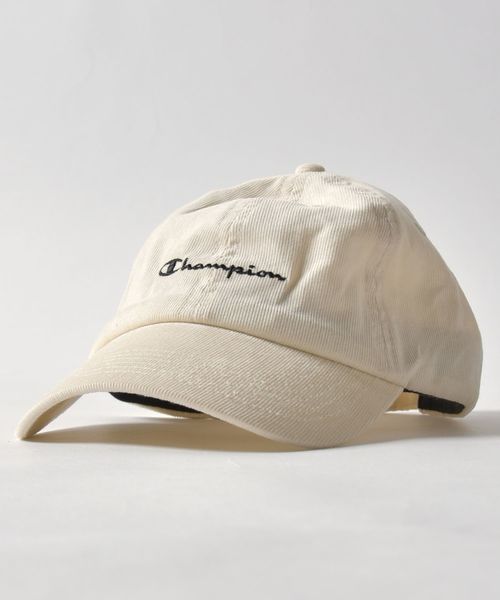 Champion（チャンピオン）の「Champion×SHIPS: 別注 6パネル コーデュロイ キャップ□（キャップ・メンズ・ブラック/ダークオレンジ/オフホワイト・ONE SIZE）」の4枚目の写真