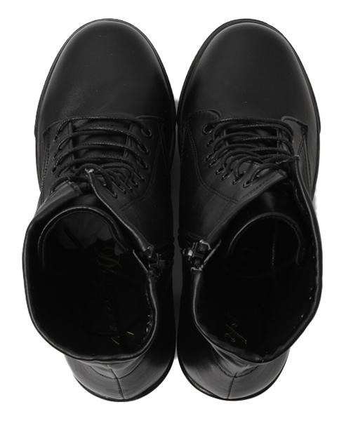 WEGO（ウィゴー）の「WEGO/厚底ヒールブーツ（ブーツ・レディース・ホワイト/ブラック・23.5/24.5）」の10枚目の写真