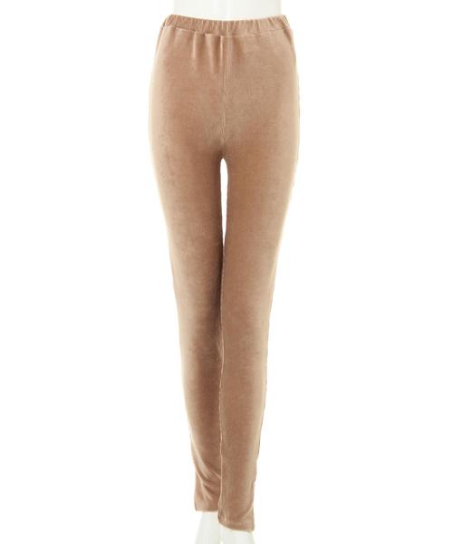 INGNI（イング）の「コーデュロイレギンス（レギンス/スパッツ・レディース・ブラック/ベージュ/グレー/モカ・M）」の5枚目の写真