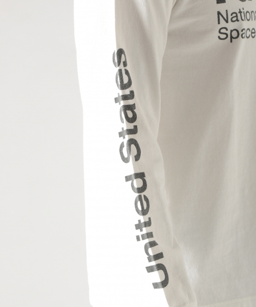 NASA（ナサ）の「【NASA】プリントＬＳＴ（Tシャツ/カットソー・メンズ・ブルー/ネイビー/ホワイト・SMALL/MEDIUM/LARGE）」の15枚目の写真