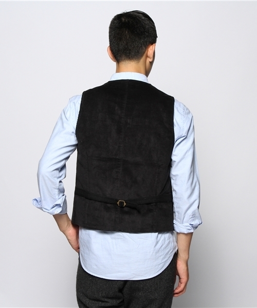 JOURNAL STANDARD relume（ジャーナルスタンダード　レリューム）の「シェットランドコンビウールベスト（ベスト・メンズ・ネイビー/ブラック/チャコールグレー・LARGE/MEDIUM/SMALL）」の6枚目の写真