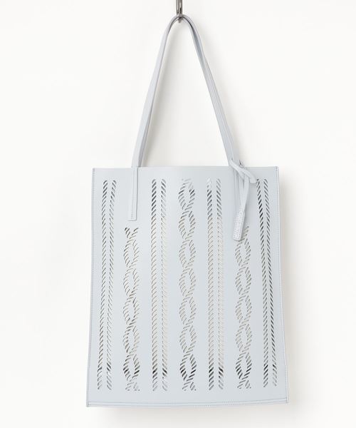 CHARLES & KEITH（チャールズ & キース）の「セミシースルー トートバッグ / Semi See-through Tote Bag（トートバッグ・レディース・ライトブルー/ブラック/ベージュ/イエロー・XL）」の5枚目の写真