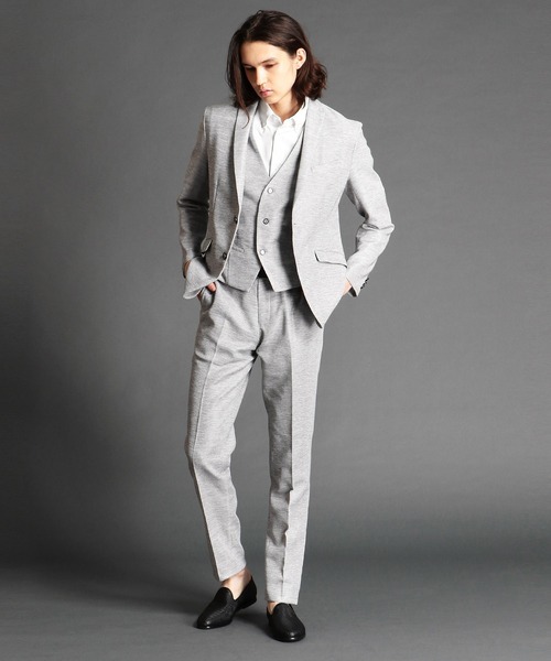 MONSIEUR NICOLE（ムッシュニコル）の「ウォッシャブルセットアップジャケット（テーラードジャケット・メンズ・ネイビー/ライトグレー/ベージュ/ブラック/グレイッシュブルー・X-LARGE/SMALL/MEDIUM/LARGE）」の8枚目の写真