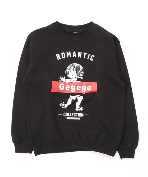 SwimmyDesignLab(スイミーデザインラボ)の「【ゲゲゲの鬼太郎×SwimmyDesignLab】≪限定≫ Gegege BOXロゴ/キッズスウェット(スウェット)」|ブラック