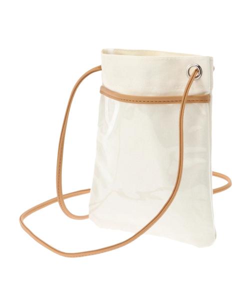AMERICAN HOLIC（アメリカンホリック）の「キャンバスポシェット（ショルダーバッグ・レディース・オフホワイト・FREE）」の4枚目の写真