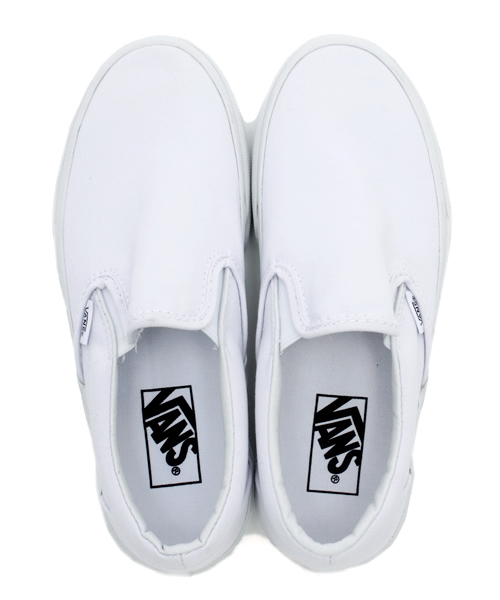 UNITED ARROWS（ユナイテッドアローズ）の「VANS CLASSIC SLIP-ON（ホワイト）スニーカー（スニーカー・レディース・ホワイト・4h/5h/5/6h/6）」の7枚目の写真