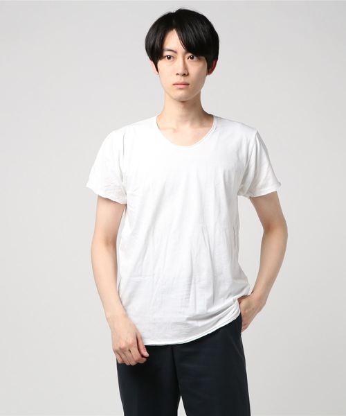 BEATJIVE(ビートジャイブ)の「ユーズド加工Tシャツ(Tシャツ/カットソー・メンズ・ブラック/ホワイト/ベージュ/ブルー/イエロー/レッド/グリーン・L/S/M)」の19枚目の写真