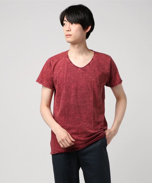 BEATJIVE(ビートジャイブ)の「ユーズド加工Tシャツ(Tシャツ/カットソー・メンズ・ブラック/ホワイト/ベージュ/ブルー/イエロー/レッド/グリーン・L/S/M)」の14枚目の写真