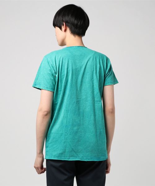 BEATJIVE(ビートジャイブ)の「ユーズド加工Tシャツ(Tシャツ/カットソー・メンズ・ブラック/ホワイト/ベージュ/ブルー/イエロー/レッド/グリーン・L/S/M)」の12枚目の写真