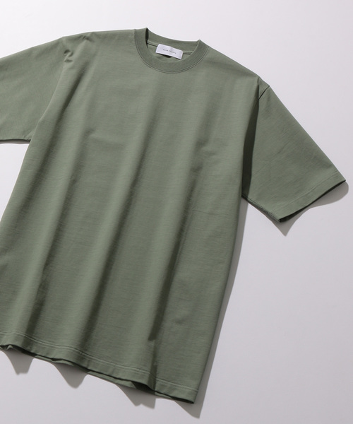 ADAM ET ROPE'(アダムエロペ)の「MICRO JERSEY T(Tシャツ/カットソー・メンズ・ライトグリーン/ホワイト系その他2/グリーン系その他3/ピンク系その他2・S/M/L)」の2枚目の写真