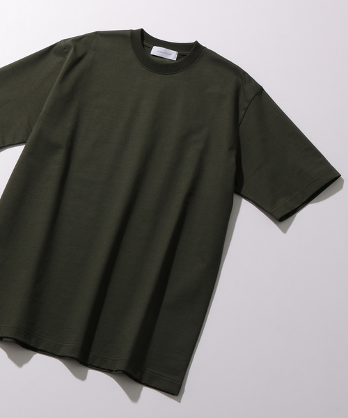 ADAM ET ROPE'(アダムエロペ)の「MICRO JERSEY T(Tシャツ/カットソー・メンズ・ライトグリーン/ホワイト系その他2/グリーン系その他3/ピンク系その他2・S/M/L)」の3枚目の写真