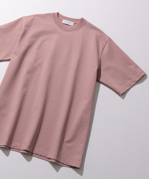 ADAM ET ROPE'(アダムエロペ)の「MICRO JERSEY T(Tシャツ/カットソー・メンズ・ライトグリーン/ホワイト系その他2/グリーン系その他3/ピンク系その他2・S/M/L)」の4枚目の写真