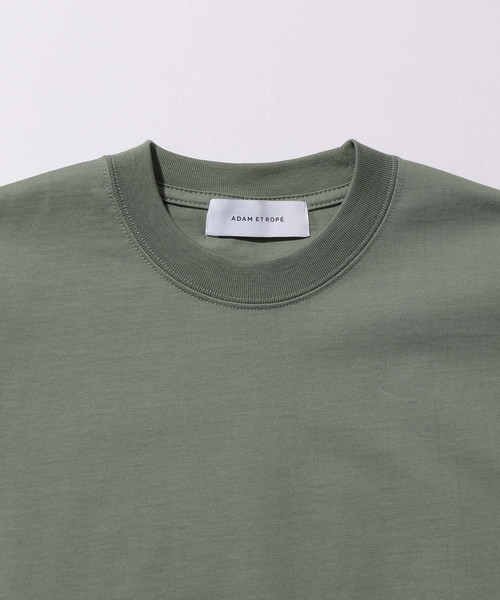 ADAM ET ROPE'(アダムエロペ)の「MICRO JERSEY T(Tシャツ/カットソー・メンズ・ライトグリーン/ホワイト系その他2/グリーン系その他3/ピンク系その他2・S/M/L)」の6枚目の写真