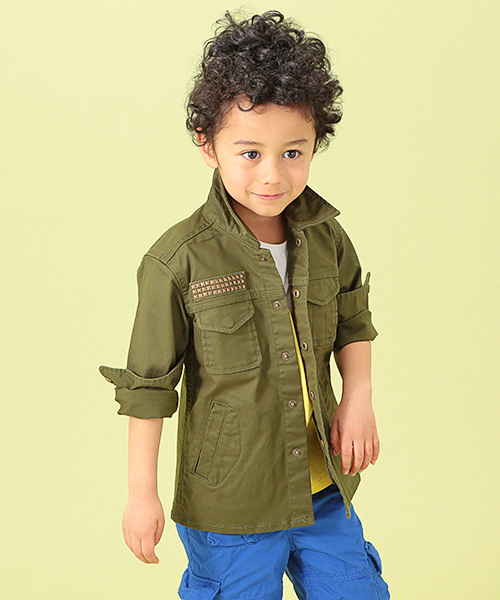 B:MING by BEAMS（ビーミングバイビームス）の「○ビーミング by ビームス / ミリタリーM65（ブルゾン・キッズ・オリーブ/その他1・110/130/140/150/100/120）」の8枚目の写真
