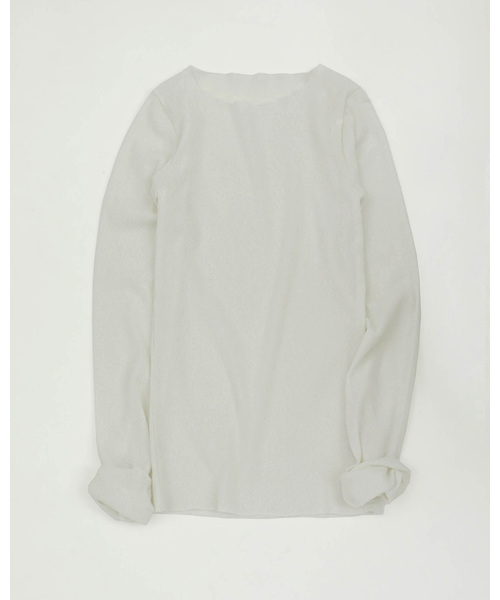 TODAYFUL（トゥデイフル）の「ドライタッチロングTシャツ（Tシャツ/カットソー・レディース・ホワイト/ブラウン/グリーン系その他・FREE）」の6枚目の写真