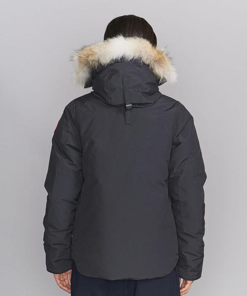 CANADA GOOSE（カナダグース）の「＜CANADA GOOSE（カナダグース）＞ RUSSELL PARKA/ラッセルパーカー（ダウンジャケット/コート・メンズ・ブラック/ネイビー・SMALL/MEDIUM/LARGE/X-LARGE）」の3枚目の写真