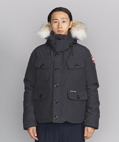 CANADA GOOSE（カナダグース）の「＜CANADA GOOSE（カナダグース）＞ RUSSELL PARKA/ラッセルパーカー（ダウンジャケット/コート・メンズ・ブラック/ネイビー・SMALL/MEDIUM/LARGE/X-LARGE）」の4枚目の写真
