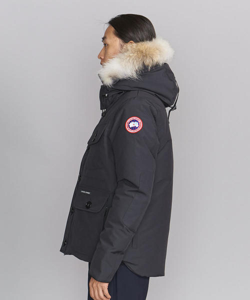 CANADA GOOSE（カナダグース）の「＜CANADA GOOSE（カナダグース）＞ RUSSELL PARKA/ラッセルパーカー（ダウンジャケット/コート・メンズ・ブラック/ネイビー・SMALL/MEDIUM/LARGE/X-LARGE）」の6枚目の写真