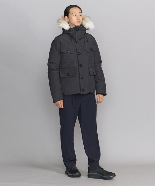 CANADA GOOSE（カナダグース）の「＜CANADA GOOSE（カナダグース）＞ RUSSELL PARKA/ラッセルパーカー（ダウンジャケット/コート・メンズ・ブラック/ネイビー・SMALL/MEDIUM/LARGE/X-LARGE）」の5枚目の写真