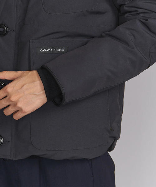 CANADA GOOSE（カナダグース）の「＜CANADA GOOSE（カナダグース）＞ RUSSELL PARKA/ラッセルパーカー（ダウンジャケット/コート・メンズ・ブラック/ネイビー・SMALL/MEDIUM/LARGE/X-LARGE）」の9枚目の写真