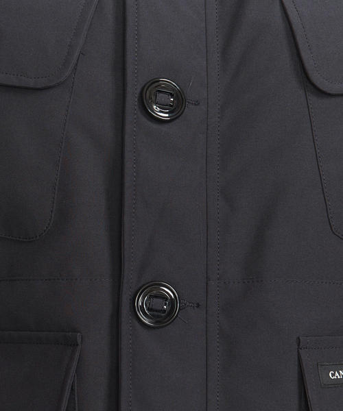 CANADA GOOSE（カナダグース）の「＜CANADA GOOSE（カナダグース）＞ RUSSELL PARKA/ラッセルパーカー（ダウンジャケット/コート・メンズ・ブラック/ネイビー・SMALL/MEDIUM/LARGE/X-LARGE）」の8枚目の写真