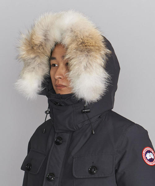CANADA GOOSE（カナダグース）の「＜CANADA GOOSE（カナダグース）＞ RUSSELL PARKA/ラッセルパーカー（ダウンジャケット/コート・メンズ・ブラック/ネイビー・SMALL/MEDIUM/LARGE/X-LARGE）」の20枚目の写真