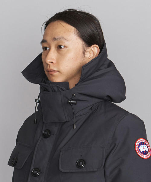 CANADA GOOSE（カナダグース）の「＜CANADA GOOSE（カナダグース）＞ RUSSELL PARKA/ラッセルパーカー（ダウンジャケット/コート・メンズ・ブラック/ネイビー・SMALL/MEDIUM/LARGE/X-LARGE）」の18枚目の写真