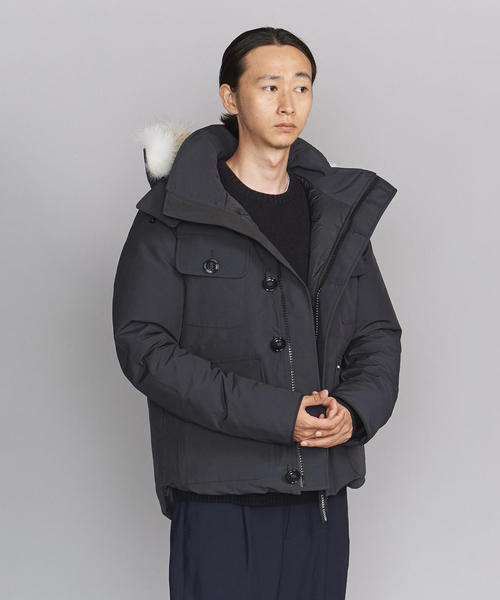 CANADA GOOSE（カナダグース）の「＜CANADA GOOSE（カナダグース）＞ RUSSELL PARKA/ラッセルパーカー（ダウンジャケット/コート・メンズ・ブラック/ネイビー・SMALL/MEDIUM/LARGE/X-LARGE）」の13枚目の写真