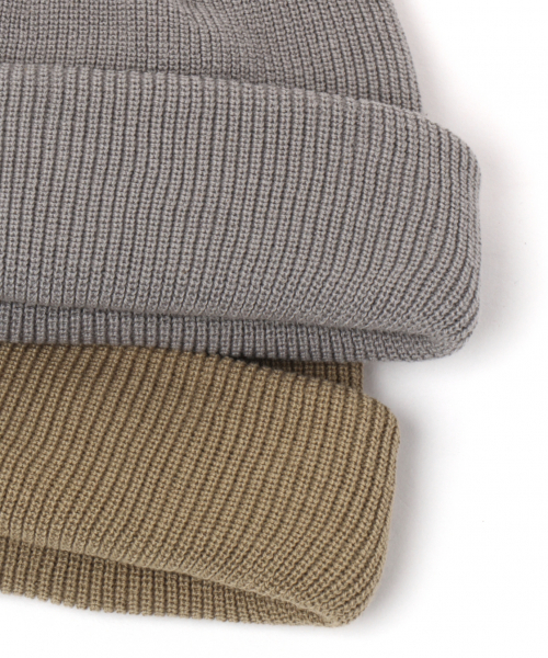 GLOBAL WORK（グローバルワーク）の「2WAYロールニットワッチ/845273（ニットキャップ/ビーニー・メンズ・ブラック/グレー/マスタード/ベージュ/ダークブラウン/ネイビー/ワインレッド・FREE）」の12枚目の写真