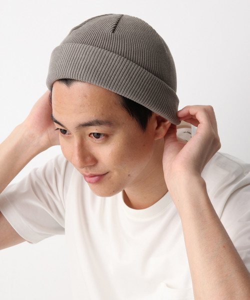 GLOBAL WORK（グローバルワーク）の「2WAYロールニットワッチ/845273（ニットキャップ/ビーニー・メンズ・ブラック/グレー/マスタード/ベージュ/ダークブラウン/ネイビー/ワインレッド・FREE）」の19枚目の写真