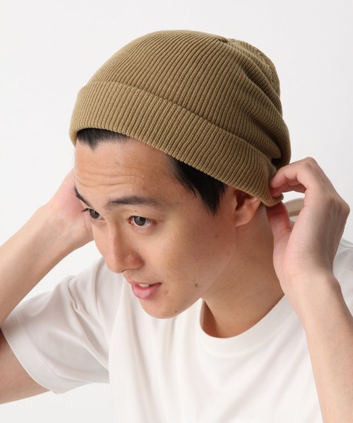 GLOBAL WORK（グローバルワーク）の「2WAYロールニットワッチ/845273（ニットキャップ/ビーニー・メンズ・ブラック/グレー/マスタード/ベージュ/ダークブラウン/ネイビー/ワインレッド・FREE）」の22枚目の写真