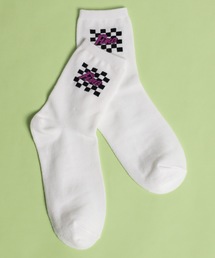 WEGO | WEGO/fineチェッカーロゴソックス(ソックス/靴下)