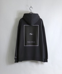 【Kappa / カッパ】別注 ビッグシルエット ワンポイントロゴ刺繍 / バックプリント プルオーバーパーカー