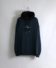 【Kappa / カッパ】別注 ビッグシルエット ワンポイントロゴ刺繍 / バックプリント プルオーバーパーカー
