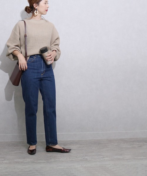 reca（レカ）の「ワッフルニット（ニット/セーター・レディース・オフホワイト/モカ/ライトベージュ・M）」の18枚目の写真