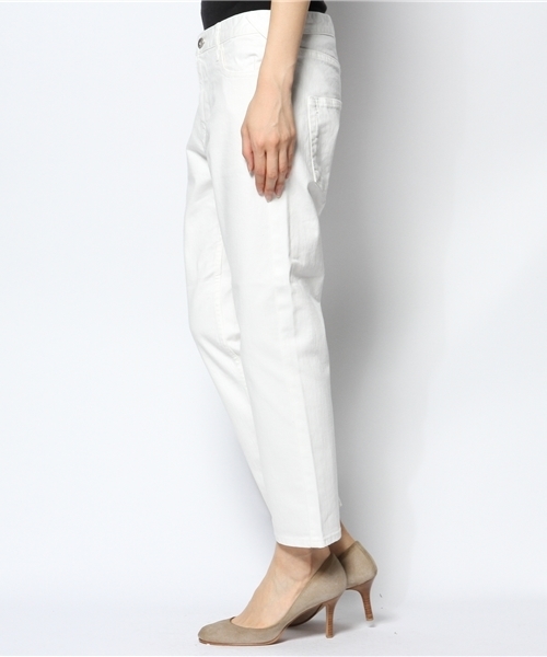 coen（コーエン）の「ボーイフレンドホワイトデニム（デニムパンツ・レディース・ホワイト・LARGE/SMALL/MEDIUM）」の2枚目の写真