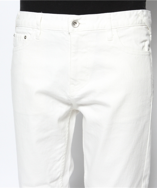 coen（コーエン）の「ボーイフレンドホワイトデニム（デニムパンツ・レディース・ホワイト・LARGE/SMALL/MEDIUM）」の4枚目の写真