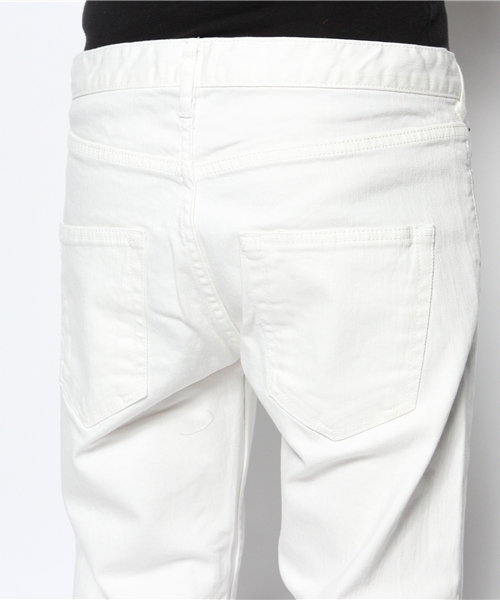 coen（コーエン）の「ボーイフレンドホワイトデニム（デニムパンツ・レディース・ホワイト・LARGE/SMALL/MEDIUM）」の5枚目の写真