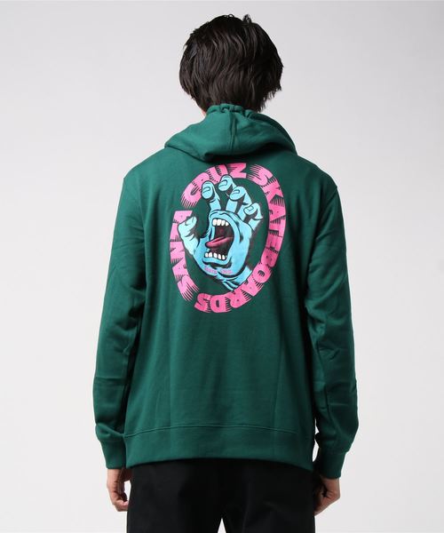 SANTA CRUZ（サンタクルーズ）の「【限定】サンタクルーズ 50293301 プルオーバーパーカー（パーカー・メンズ・ブラック/ダークグリーン/ベージュ・XL/L/M）」の6枚目の写真