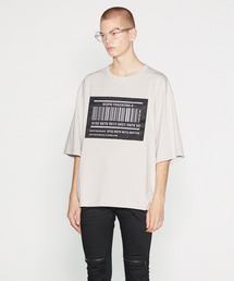 SHAREEF | "BAR CODE" S/S BIG-T(Tシャツ/カットソー)